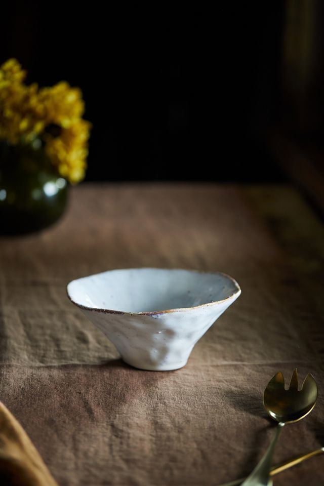 Icy Blue Ceramic Serving Bowl, Small #2