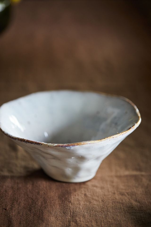 Icy Blue Ceramic Serving Bowl, Small #3