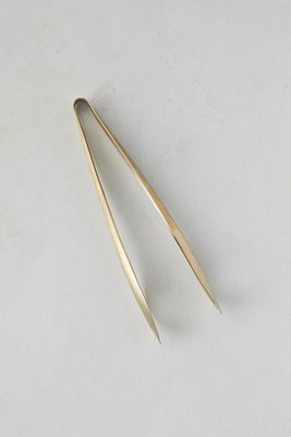 Matte Gold Serving Tongs