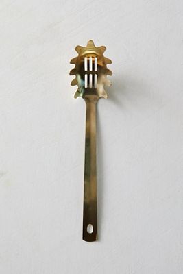 Gold Pasta Serving Spoon