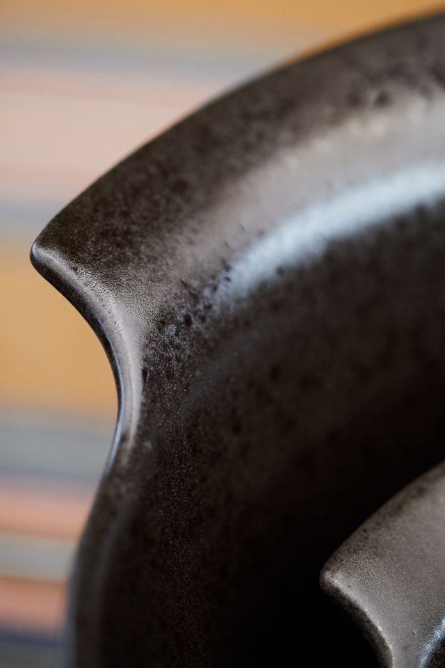 Ceramic Serving Bowl with Handle #5