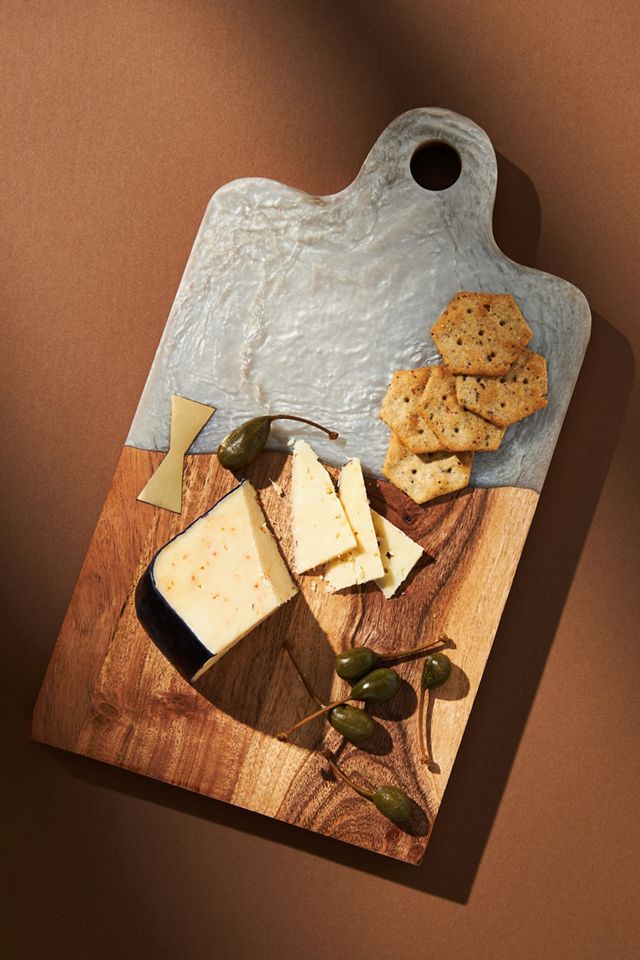 Color-Dipped Cheese Board #1