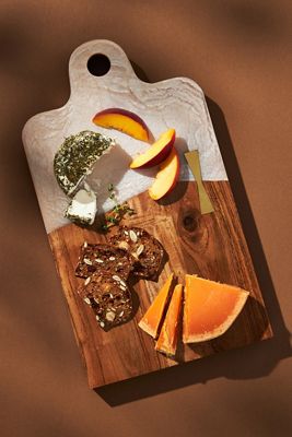 Color-Dipped Cheese Board