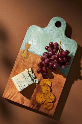 Color-Dipped Cheese Board