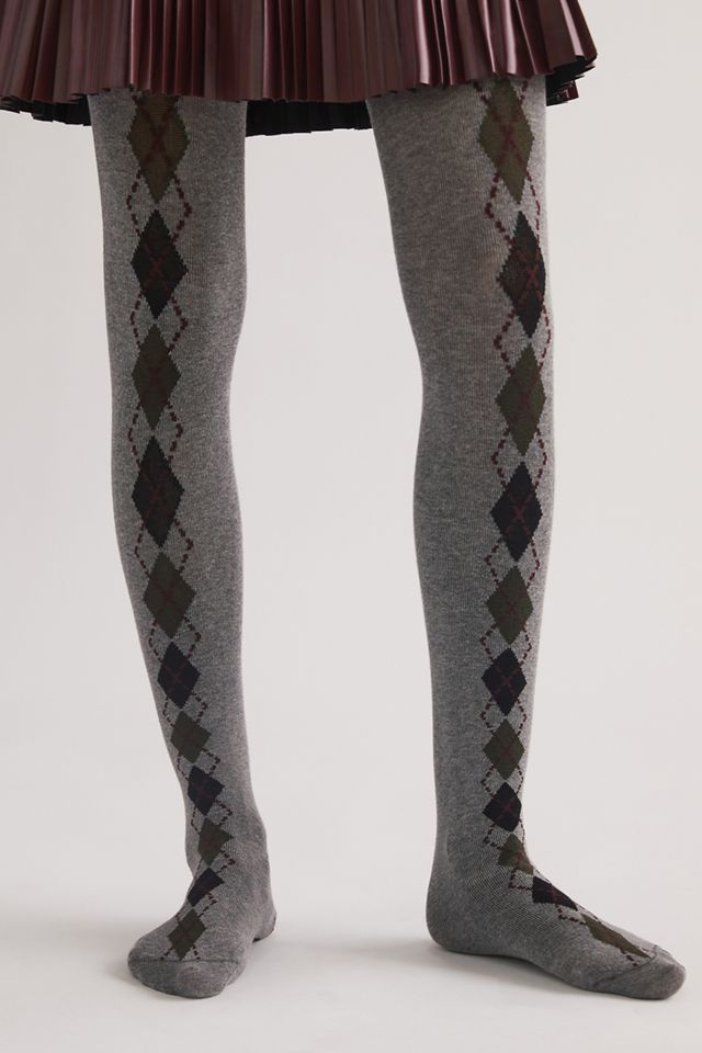 Argyle Stripe Tights #2