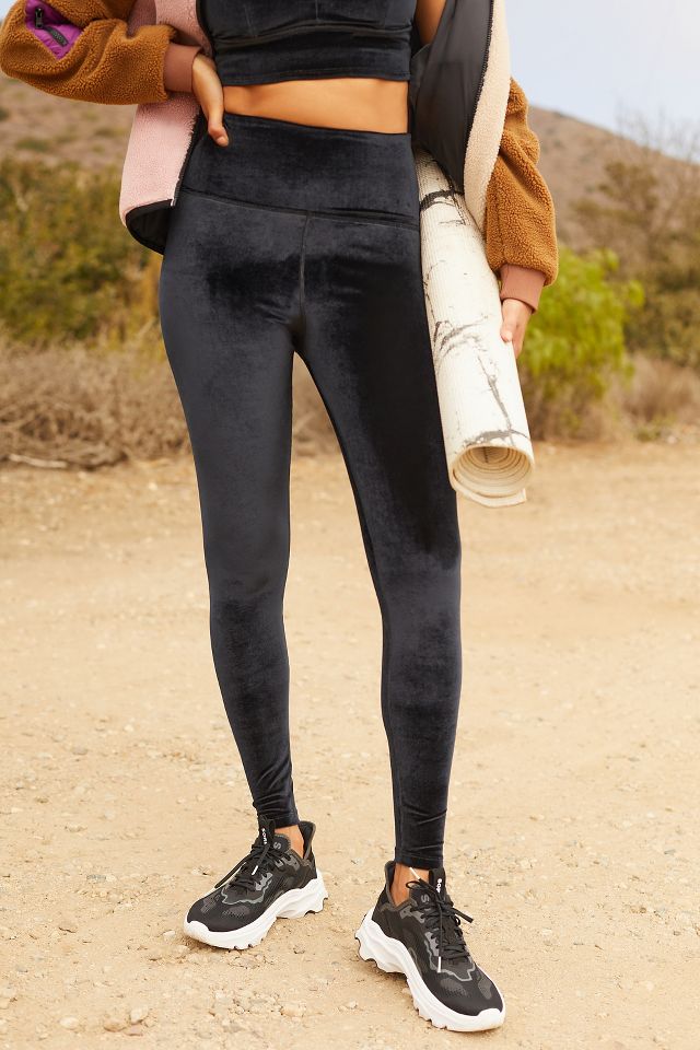 Anthropologie shop velvet leggings