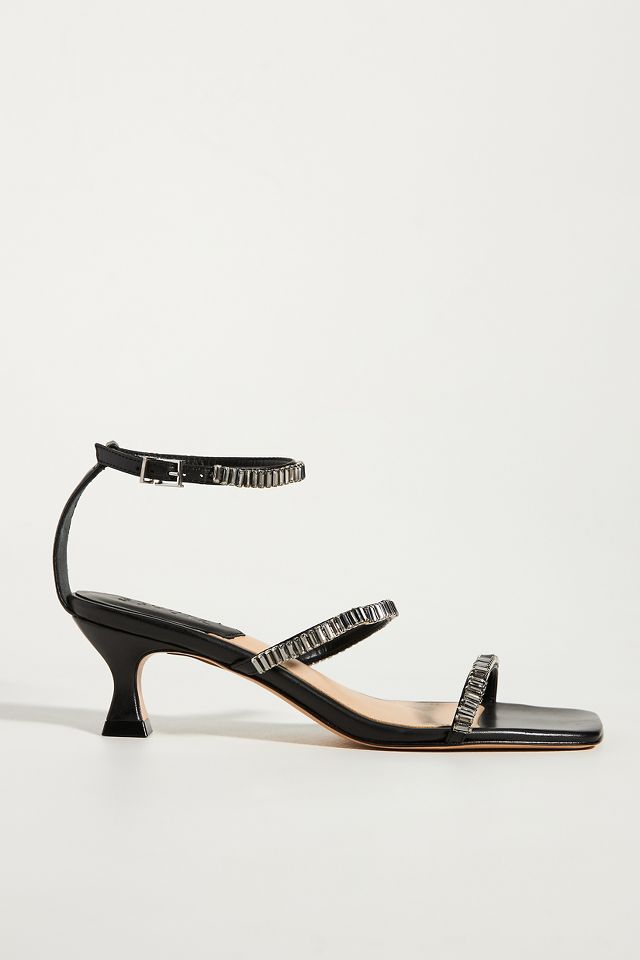 Schutz Nappa Kitten Heeled Sandals | Anthropologie