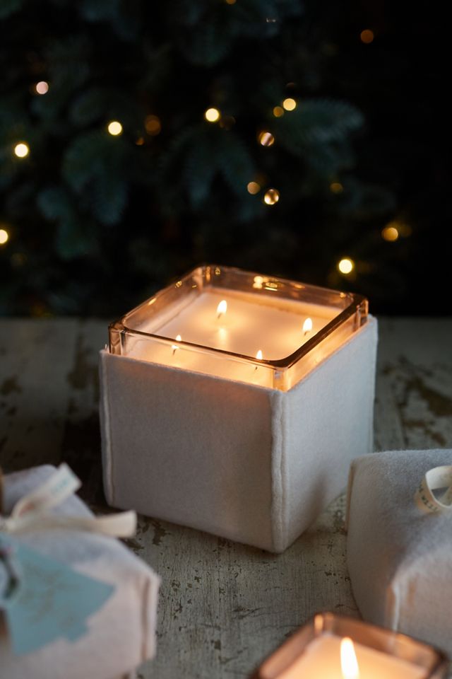 Mer-Sea Felt Gift Box Candle, Pine + Balsam #1