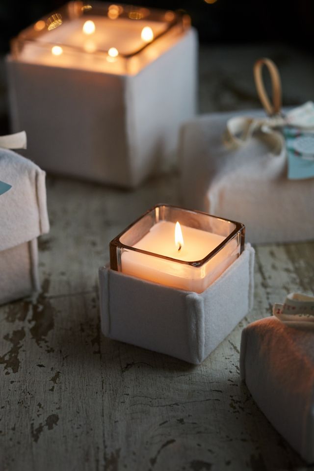 Mer-Sea Felt Gift Box Candle, Pine + Balsam #4