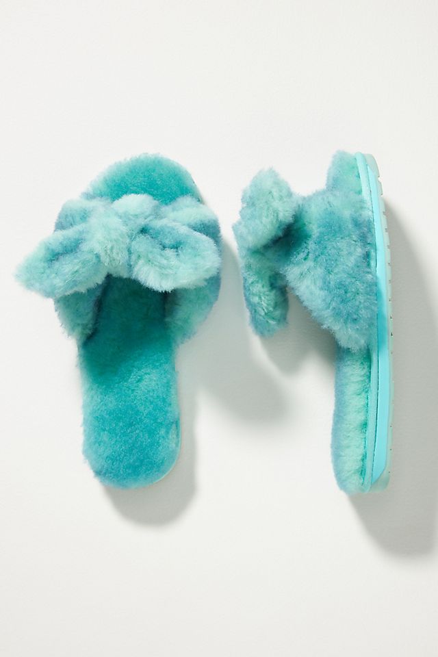 emu slippers tie dye