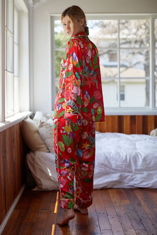 Karen Mabon Botanical Tiger Pajama Set