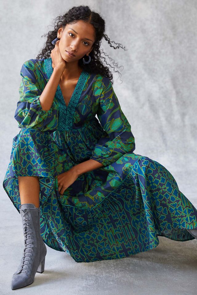 Ro's Garden Tulip Cover-Up Maxi Dress | Anthropologie