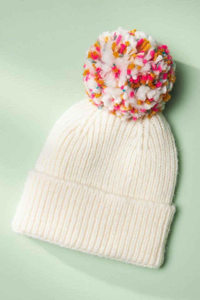 Pick-A-Pom Marled Beanie Base #1