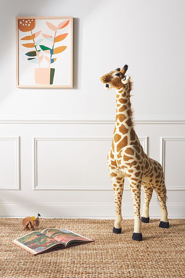 Giraffe Giant Stuffed Animal | AnthroLiving