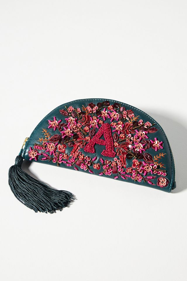 Anthropologie ★ Beaded Monogram Pouch Beaded Monogram Pouch | Anthropologie