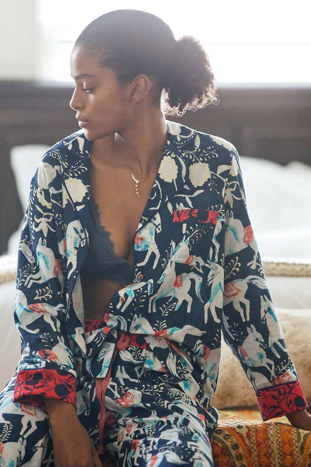 Anthropologie discount flannel pajamas