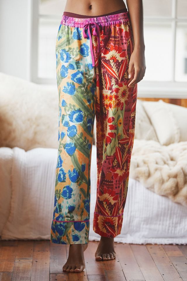 Roeqiya Fris Garden Bloom Flannel Pajama Pants | Anthropologie