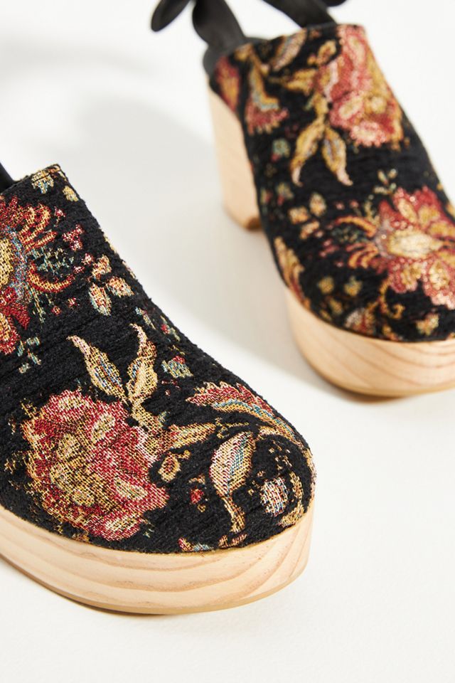 Floral Tapestry Clogs #2