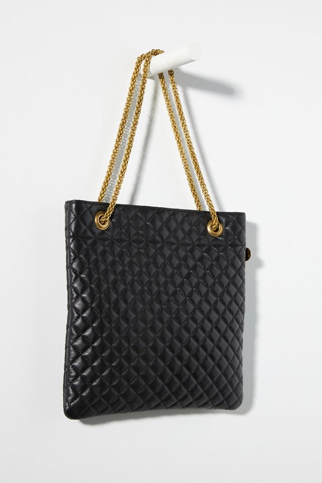 Clare V. Delphine Tote - Black Rustic