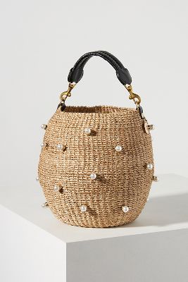 The Clare V Pot De Miel: This Woven Bucket Bag Is Totally Worth It - The  Mom Edit