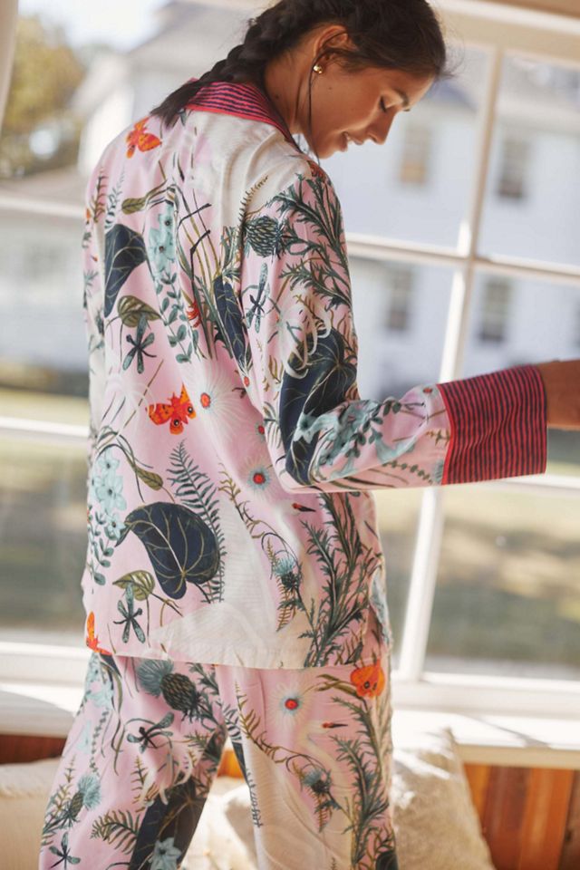 Kelly Louise Judd Botanical Flannel Pajama Top #2