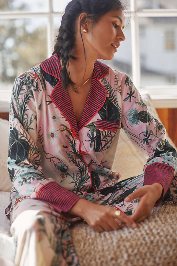 Kelly Louise Judd Botanical Flannel Pyjama Top