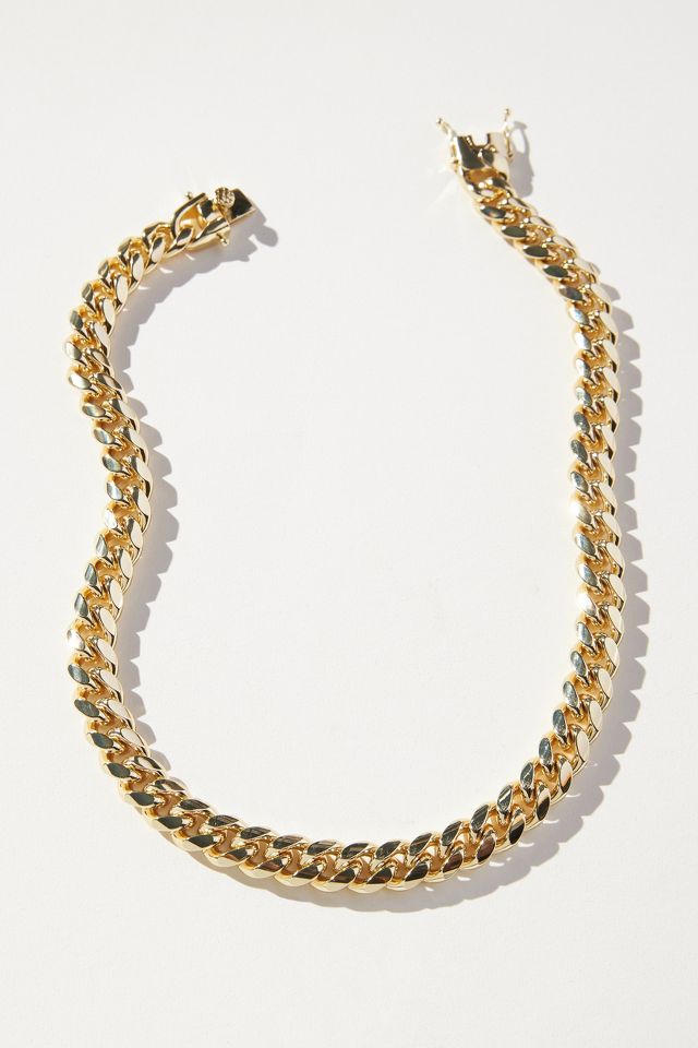Gold Chain Custom Necklace 4mm | Alexa Leigh Yellow Gold / 16