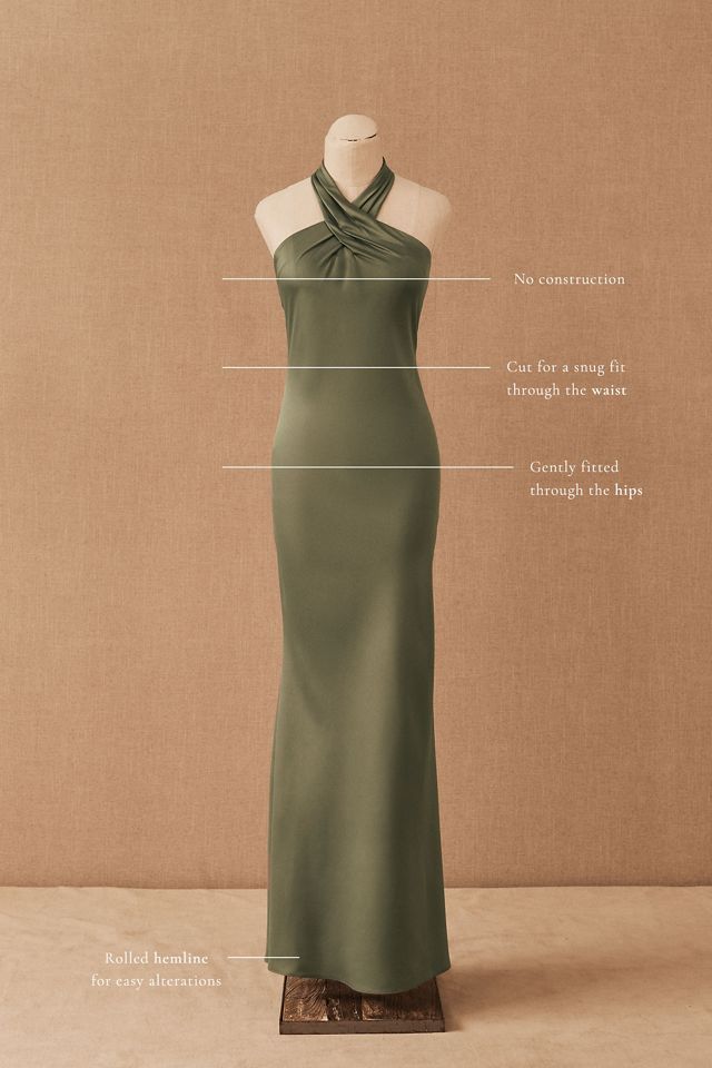 Ruby Satin Charmeuse Dress #4