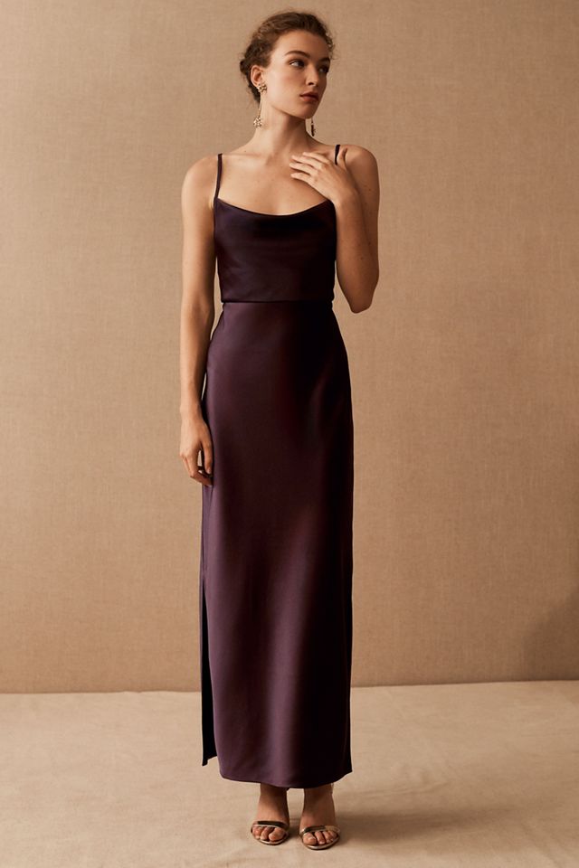 Cali Satin Charmeuse Midi Dress #1