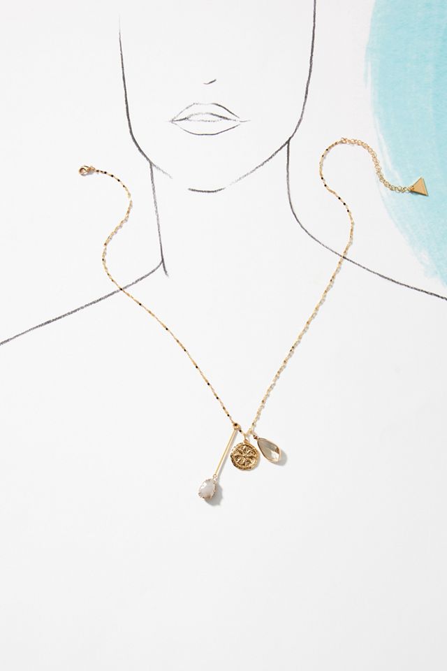 Mixed Charm Pendant Necklace #3