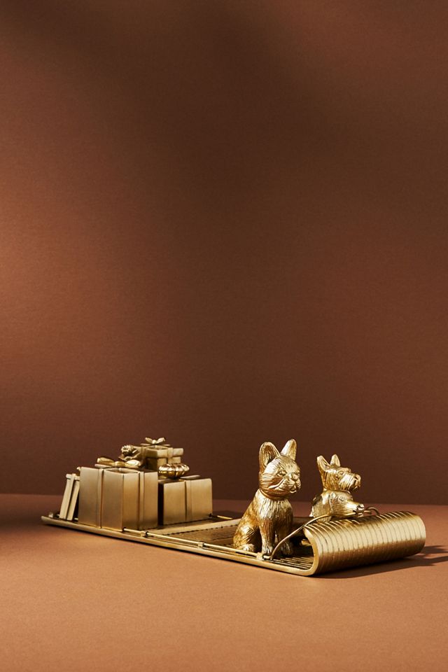 Dog Toboggan Wine Holder #1