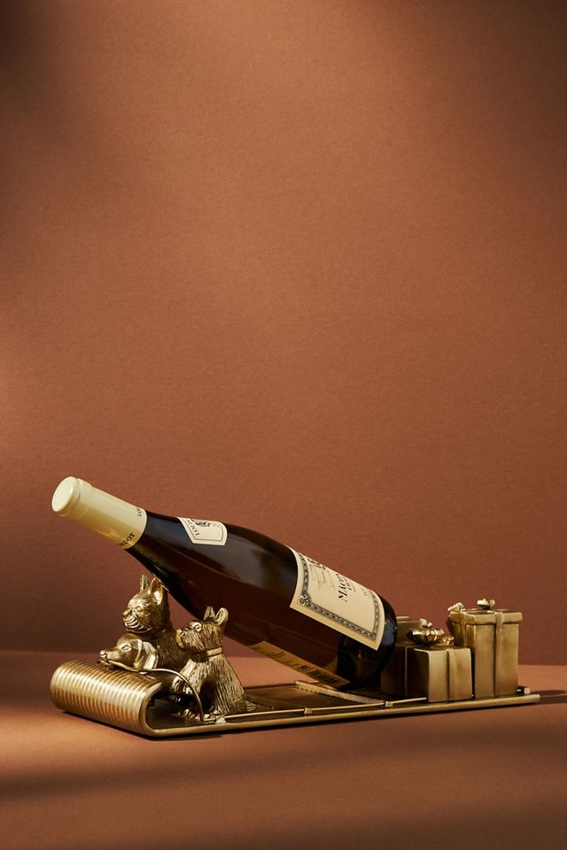 Dog Toboggan Wine Holder