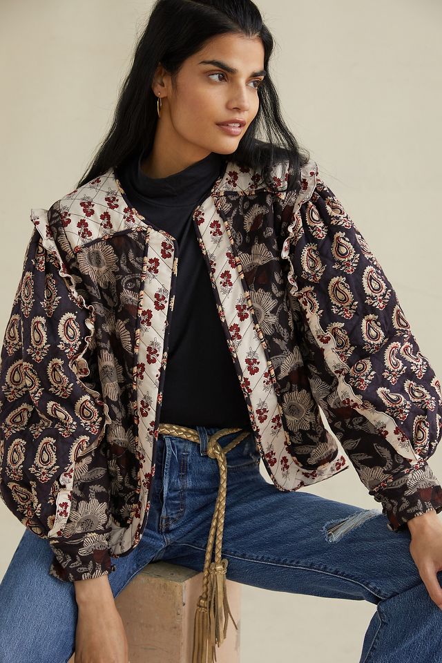 Llani Quilted Patchwork Kimono Jacket