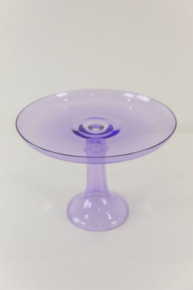 Estelle Colored Glass Cake Stand #1