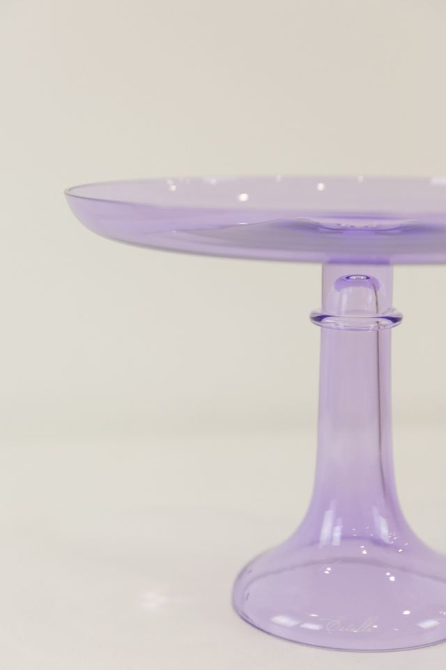 Estelle Colored Glass Cake Stand #2