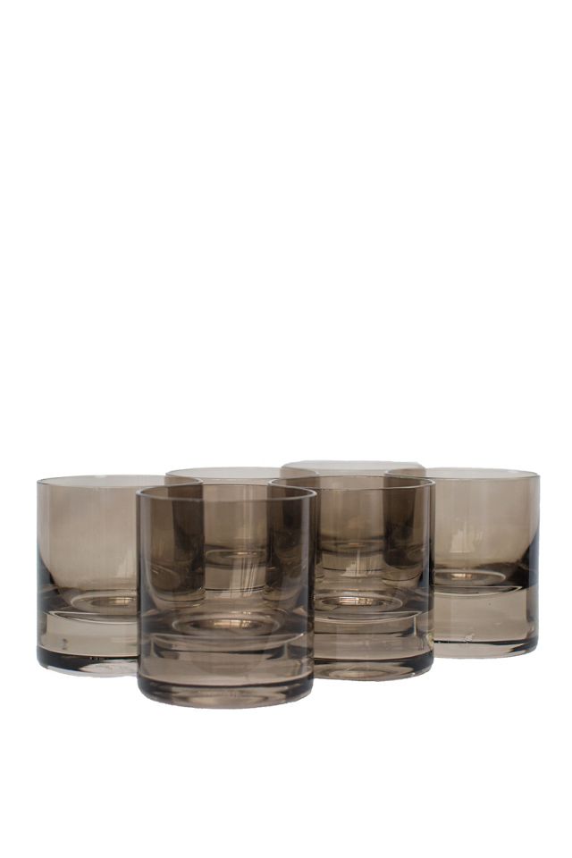 Estelle Colored Glass Rocks Glass Set #1
