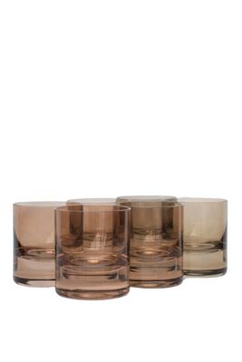 Estelle Colored Glass Rocks Glass Set