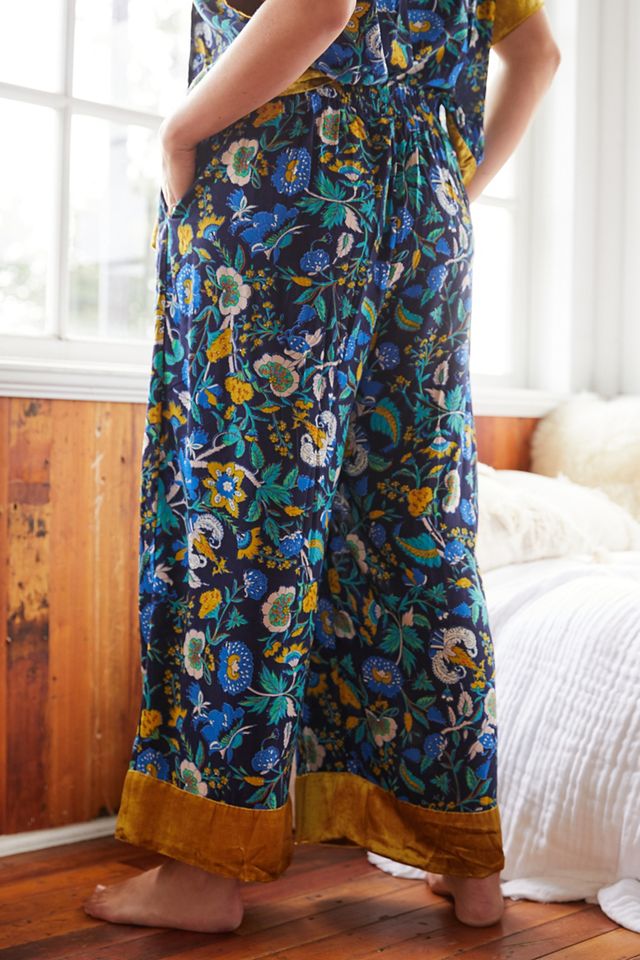 Clara Velvet-Trimmed Pants #6