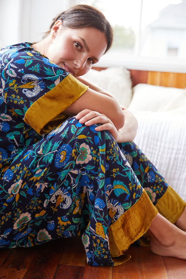 Clara Velvet-Trimmed Pants #7