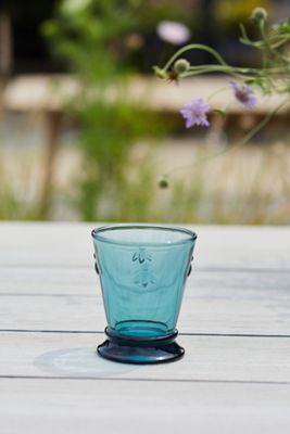 Colored Glass Bee Tumbler