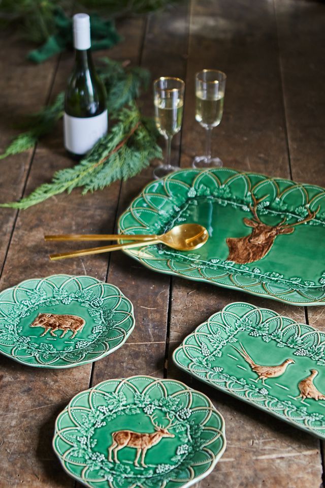 Ceramic Deer Plate #1