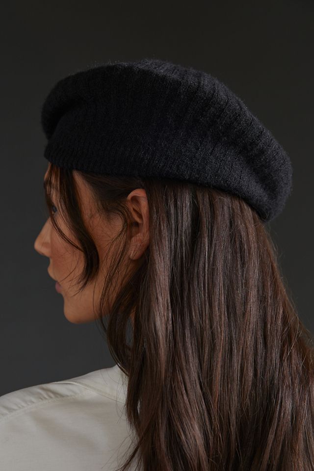 Rib-Knit Beret #3