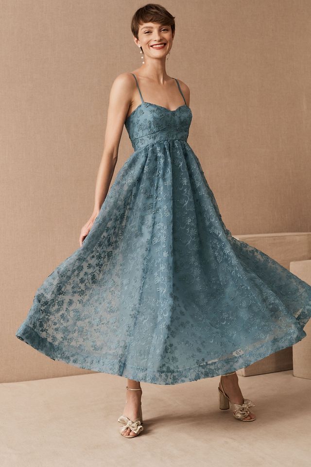 organza midi dress