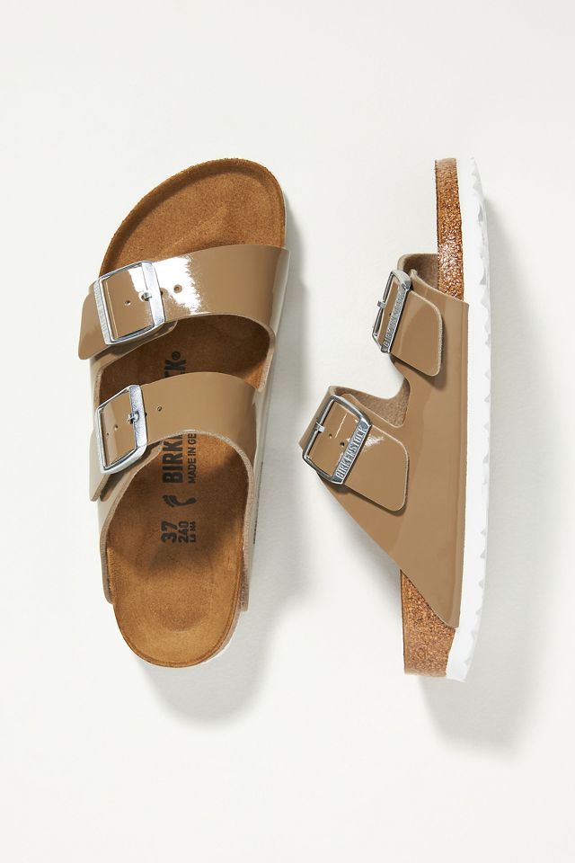 Birkenstock patent hot sale leather sandals