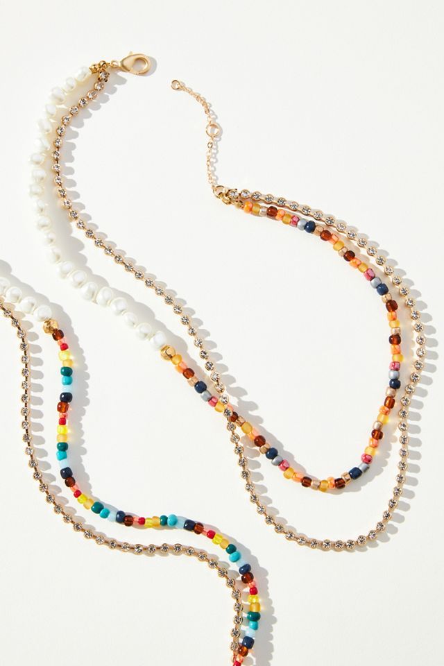 Anthropologie Beaded Sparkler Drop ピアス Beaded Drop Earrings | Anthropologie