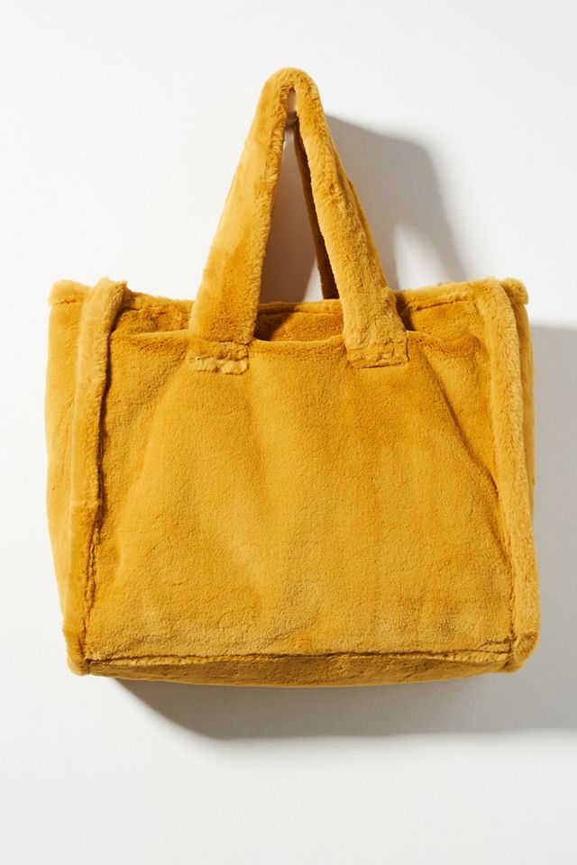 Faux Fur Tote Bag #3