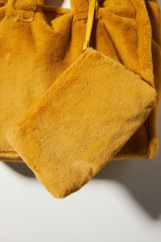 Faux Fur Tote Bag #4