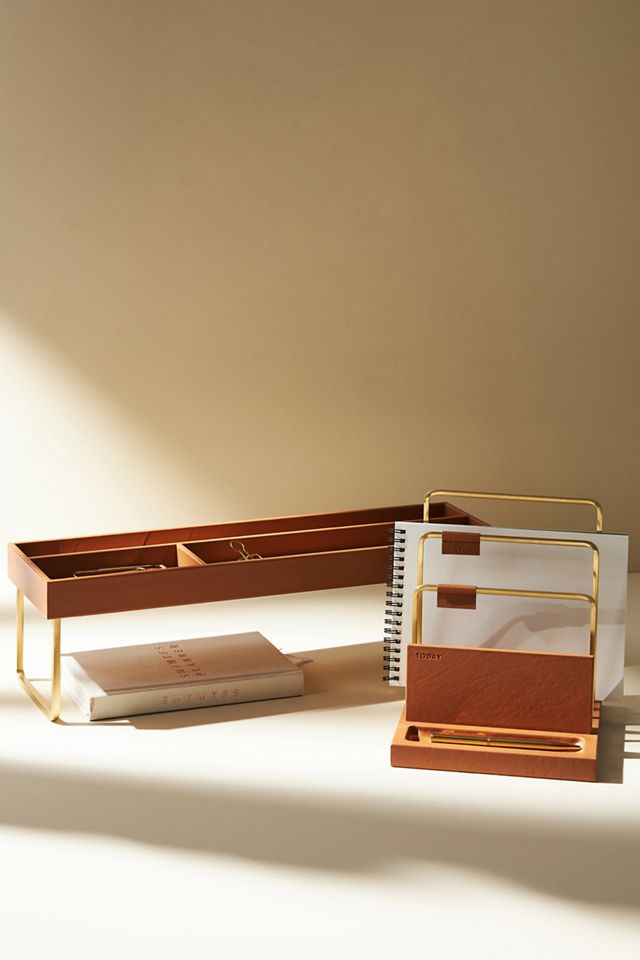 Leather Keyboard Desk Tray #1