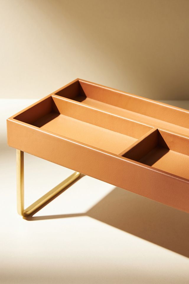 Leather Keyboard Desk Tray #3