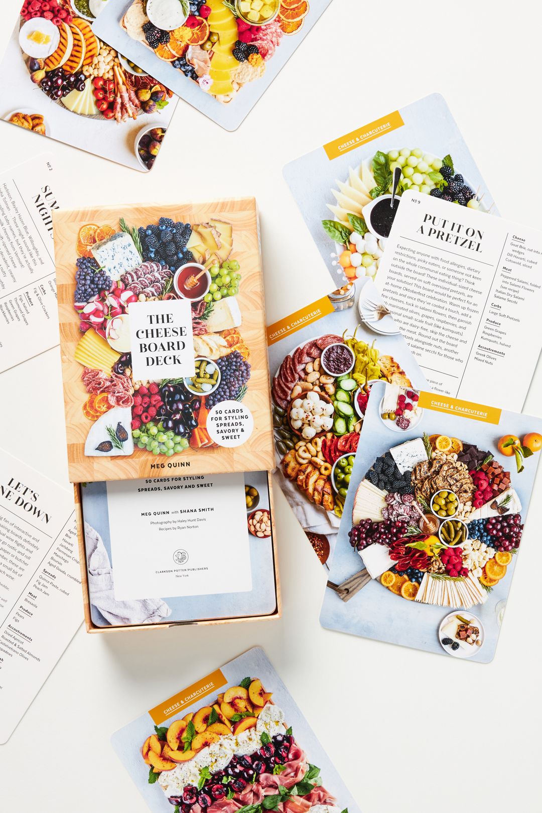 The Cheese Board Deck: 50 Cards For Styling Spreads, Savory, and Sweet - Multi, One Size